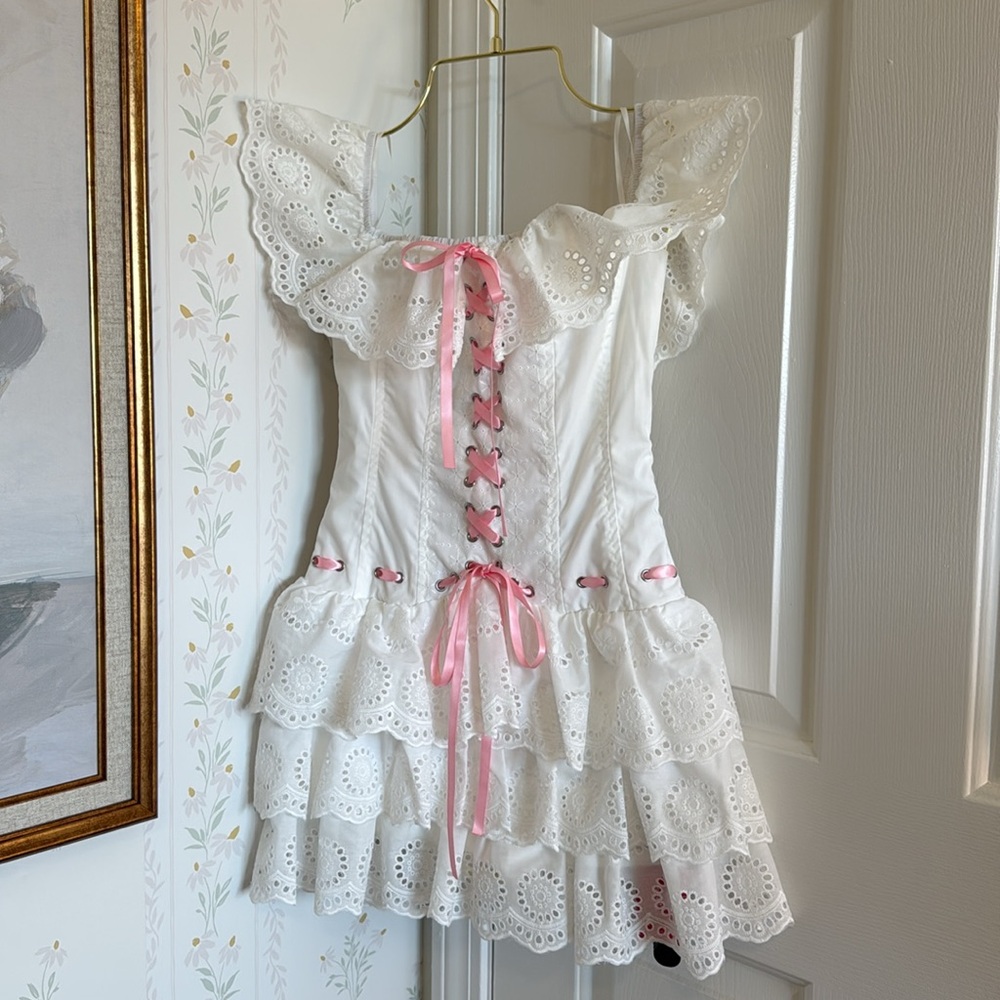 Romwe Off Shoulder Mini Dress